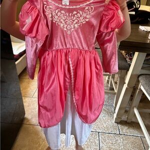 Pink Princess little mermaid party dress  for Kids